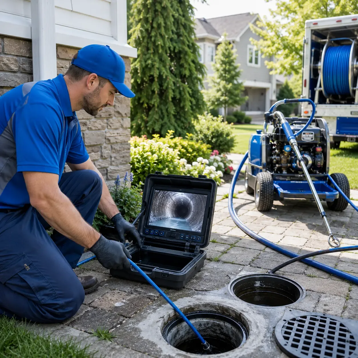 Outdoor drain cleaning professionals serving Yawkey, WV
